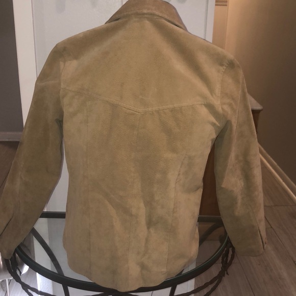 Vintage Women's Van Heusen Suade Jacket Medium - Picture 4 of 8